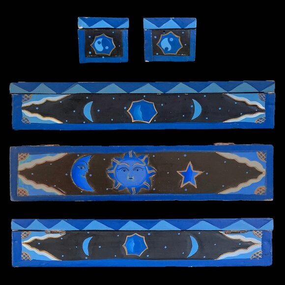 Preowned Singing Bowl with Incense Box and Burners - Picture 4 of 12